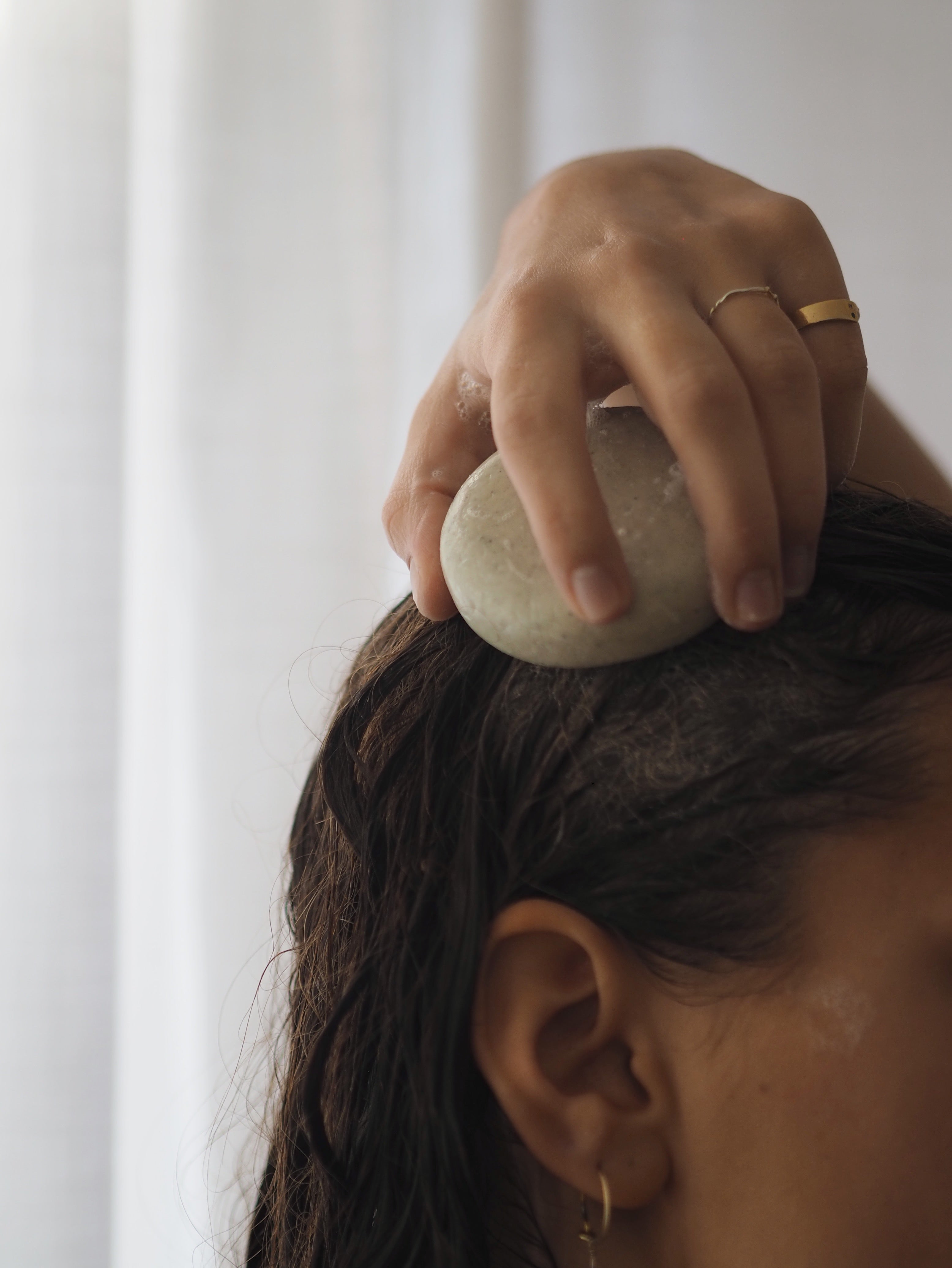 Hydrating Shampoo Bar, Geranium - 80 g.